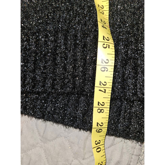 Women's H&M Black Sparkly Oversized Sweater Size S - Picture 8 of 10